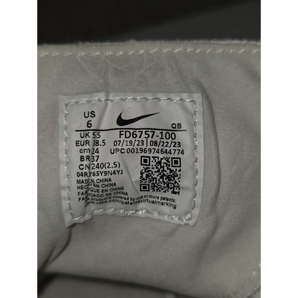 Nike Zoom Stefan Janoski+ SB Summit White Black Size 6 Mens FD6757 100 - Picture 7 of 7